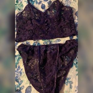 Vintage Victoria’s Secret Purple Tank & Panties Set